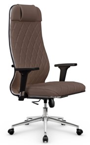 Офисное кресло Мetta L 1m 40M/2D Infinity Easy Clean (MPES) топган OMS, нижняя часть 17853 светло-коричневый во Владивостоке