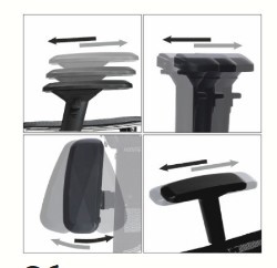 Кресло офисное Мetta L 1m 46/4D Infinity Easy Clean мультиблок, нижняя часть 17839 серый во Владивостоке - изображение 7