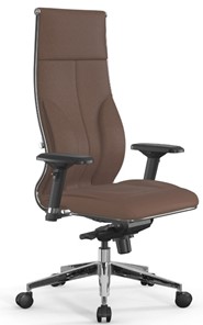 Кресло офисное Мetta L 1m 46/4D Infinity Easy Clean мультиблок, нижняя часть 17839 светло-коричневый во Владивостоке