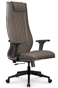 Кресло офисное МЕТТА L 1m 50M/2D Infinity Easy Clean топган, нижняя часть 17832 светло-коричневый во Владивостоке