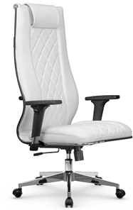 Кресло офисное МЕТТА L 1m 50M/2D Infinity Easy Clean топган, нижняя часть 17834 белый в Находке