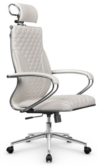 Офисное кресло Metta L 2c 44C/K116 Infinity Easy Clean топган, нижняя часть 17852 белый во Владивостоке - изображение 1