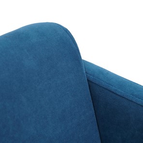 Компьютерное кресло MILAN хром флок, синий, арт.13948 в Артеме - предосмотр 5