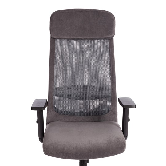 Кресло PROFIT PLT флок/ткань, серый, 29/W-12, арт.20537 во Владивостоке - изображение 5