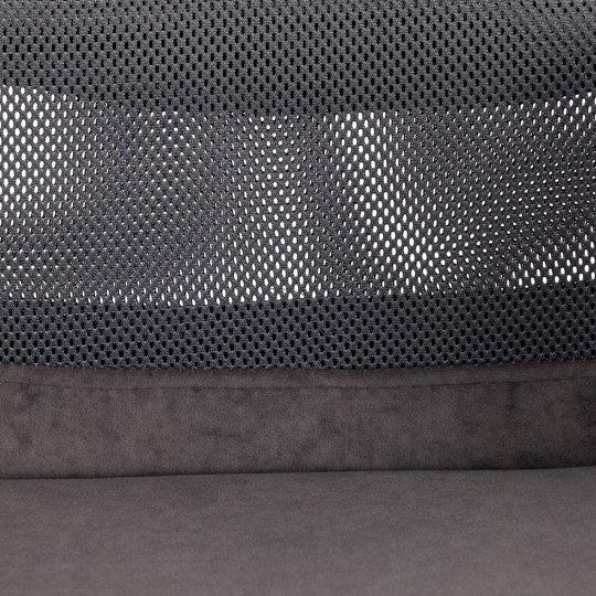 Кресло PROFIT PLT флок/ткань, серый, 29/W-12, арт.20537 в Артеме - изображение 7