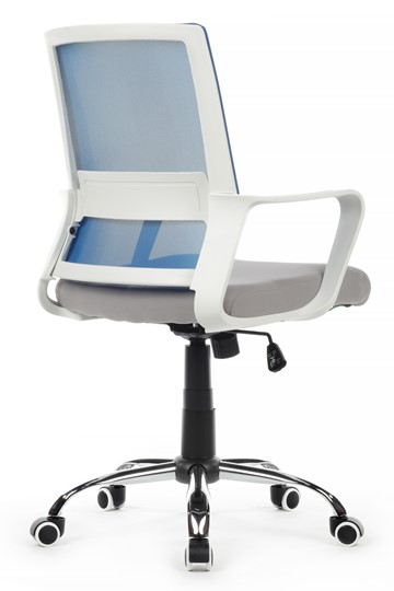 Кресло офисное RCH 1029MW, серый/синий в Находке - изображение 3