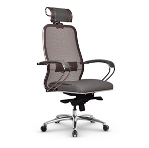 Кресло компьютерное Samurai SL-2.04 MPES Светло-коричневый / Серый в Артеме