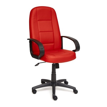 Кресло СН747 кож/зам, красный, арт.7707 в Артеме - изображение