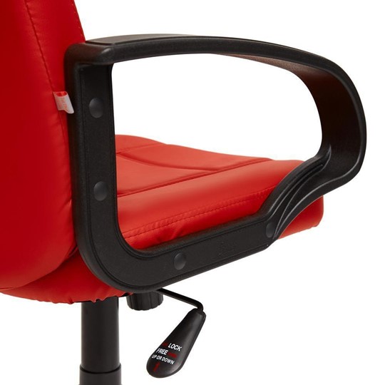 Кресло СН747 кож/зам, красный, арт.7707 в Артеме - изображение 7