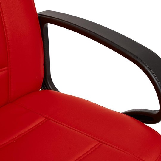 Кресло СН747 кож/зам, красный, арт.7707 в Артеме - изображение 8