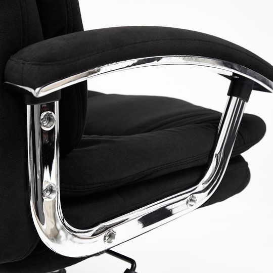 Офисное кресло SOFTY LUX флок, черный, арт.13594 в Артеме - изображение 14