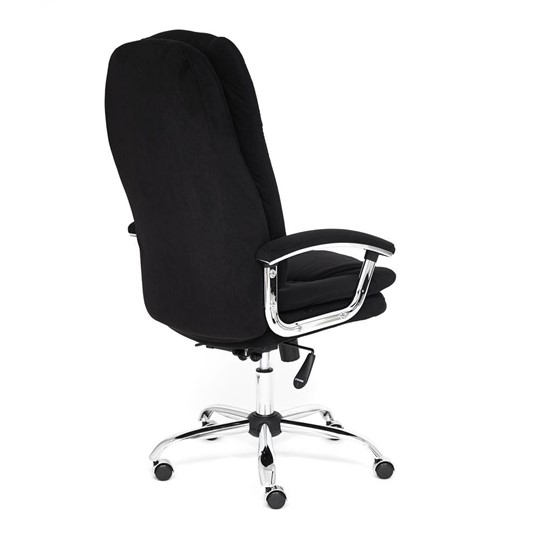 Офисное кресло SOFTY LUX флок, черный, арт.13594 в Артеме - изображение 3