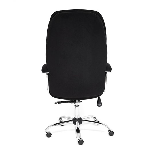 Офисное кресло SOFTY LUX флок, черный, арт.13594 в Артеме - изображение 4