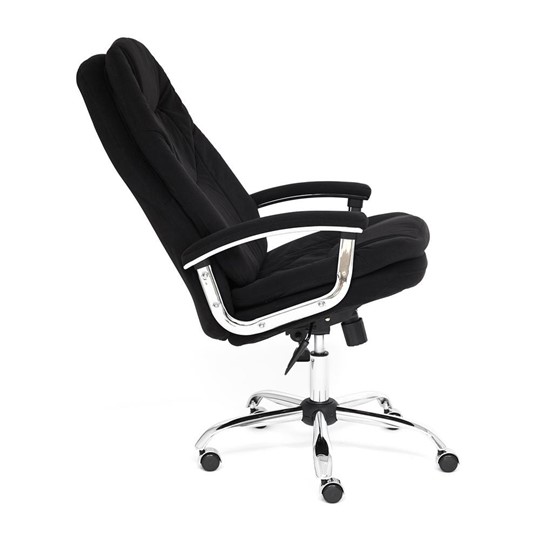 Офисное кресло SOFTY LUX флок, черный, арт.13594 в Артеме - изображение 8