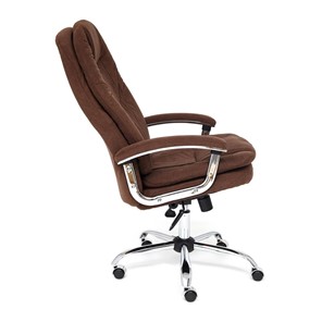 Кресло компьютерное SOFTY LUX флок, коричневый, арт.13595 во Владивостоке - предосмотр 17