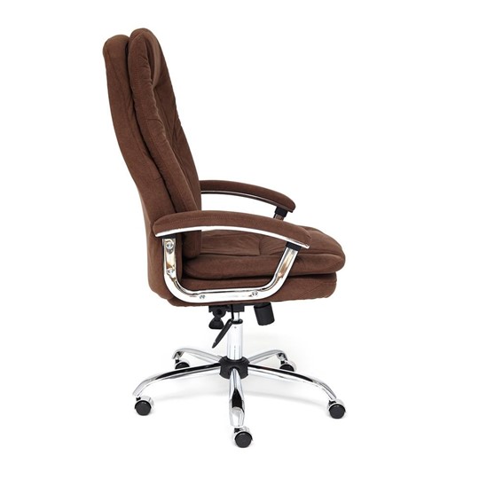 Кресло компьютерное SOFTY LUX флок, коричневый, арт.13595 в Артеме - изображение 19