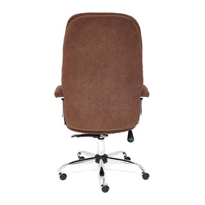 Кресло компьютерное SOFTY LUX флок, коричневый, арт.13595 во Владивостоке - предосмотр 4