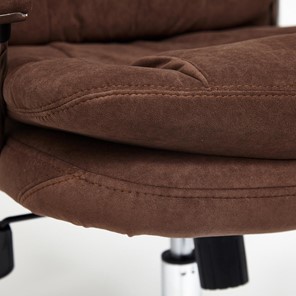 Кресло компьютерное SOFTY LUX флок, коричневый, арт.13595 в Артеме - предосмотр 7