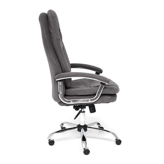 Офисное кресло SOFTY LUX флок, серый, арт.13591 в Артеме - изображение 2