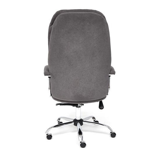Офисное кресло SOFTY LUX флок, серый, арт.13591 в Артеме - изображение 4