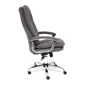 Офисное кресло SOFTY LUX флок, серый, арт.13591 во Владивостоке - предосмотр 5