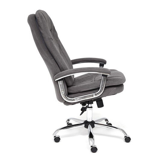 Офисное кресло SOFTY LUX флок, серый, арт.13591 в Артеме - изображение 7