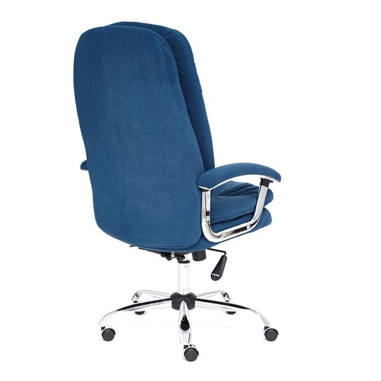 Офисное кресло SOFTY LUX флок, синий, арт.13592 во Владивостоке - изображение 3