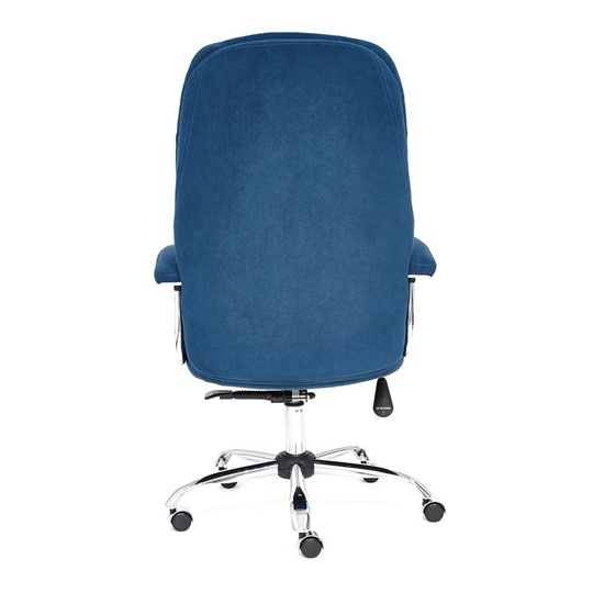 Офисное кресло SOFTY LUX флок, синий, арт.13592 в Артеме - изображение 4