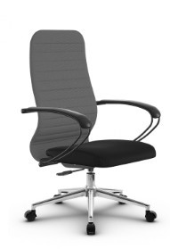 Офисное кресло SU-CK130-10P CH-3 серый/черный в Артеме