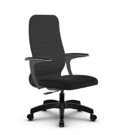 Офисное кресло SU-CU160-10P PL темно-серый/черный в Артеме