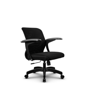 Кресло компьютерное SU-M-4/подл.160/осн.001, Черный в Находке