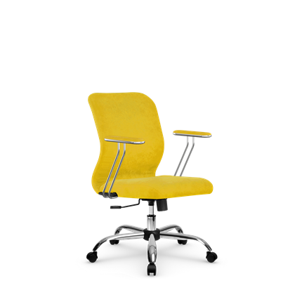 Офисное кресло SU-Mr-4/подл.078/осн.003 желтый во Владивостоке - изображение