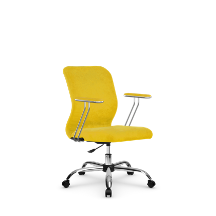 Офисное кресло SU-Mr-4/подл.078/осн.006 желтый во Владивостоке - изображение