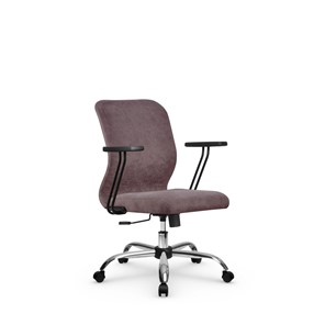 Кресло офисное SU-Mr-4/подл.109/осн.003  темно-розовый в Артеме