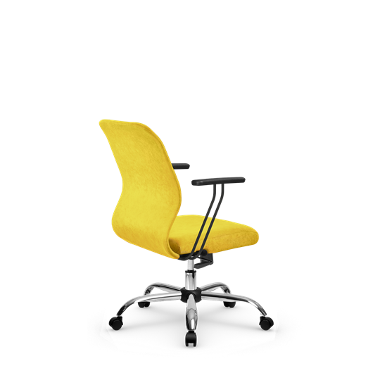 Кресло компьютерное SU-Mr-4/подл.109/осн.003  желтый во Владивостоке - изображение 1
