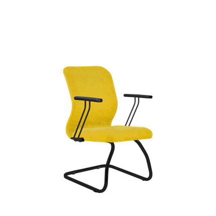 Кресло компьютерное SU-Mr-4/подл.109/осн.008 желтый в Артеме - изображение