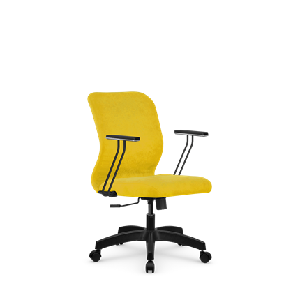 Кресло офисное SU-Mr-4/подл.110/осн.001 желтый в Артеме - изображение
