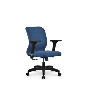 Кресло офисное SU-Mr-4/подл.200/осн.001 светло-синий во Владивостоке