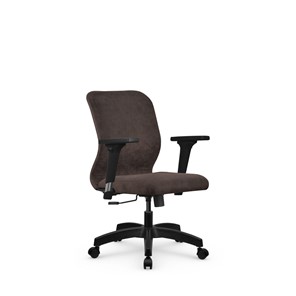 Кресло компьютерное SU-Mr-4/подл.200/осн.001 темно-коричневый в Артеме