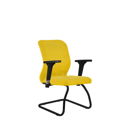 Офисное кресло SU-Mr-4/подл.200/осн.008 желтый во Владивостоке - изображение
