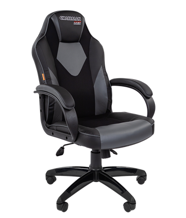 Офисное кресло CHAIRMAN GAME 17, цвет черный / серый в Артеме - изображение