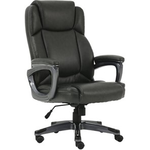 Офисное кресло Brabix Premium Favorite EX-577 (пружинный блок, рециклированная кожа, серое) 531935 в Артеме - предосмотр