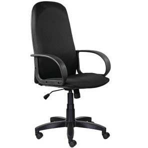Кресло компьютерное Brabix Praktik EX-279 (ткань JP/кожзам, черное) 532019 в Артеме