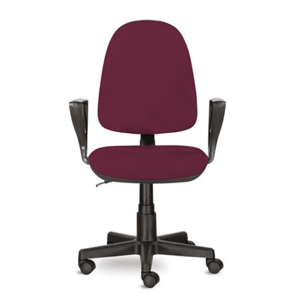 Кресло офисное Brabix Prestige Ergo MG-311 (регулируемая эргономичная спинка, ткань, бордовое) 532422 в Артеме - изображение