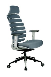 Офисное кресло Riva Chair SHARK (Серый/серый) в Артеме
