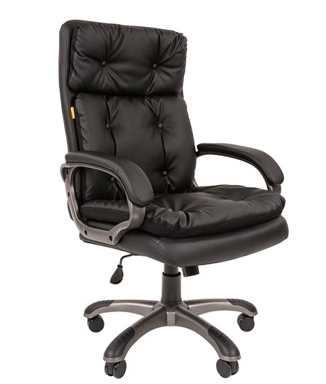 Кресло офисное CHAIRMAN 442 Экокожа черная в Артеме - изображение 1