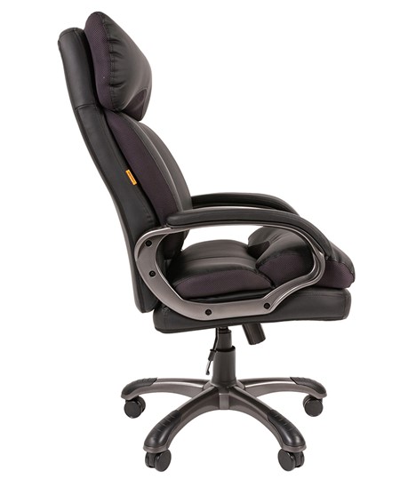 Кресло компьютерное CHAIRMAN 505 Экокожа черная в Артеме - изображение 3