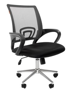 Офисное кресло CHAIRMAN 696 CHROME Сетка TW-04 (серый) в Уссурийске