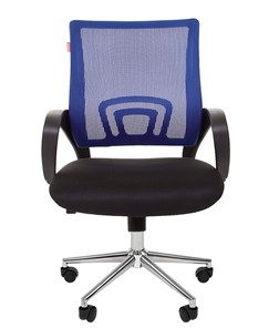 Офисное кресло CHAIRMAN 696 CHROME Сетка TW-05 (синий) в Артеме - предосмотр 2