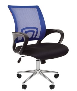 Офисное кресло CHAIRMAN 696 CHROME Сетка TW-05 (синий) в Артеме - предосмотр